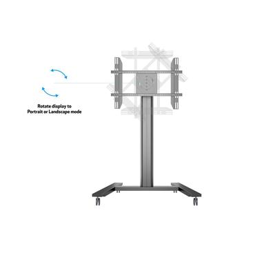 Multibrackets M Public Display Stand 145 Single st&auml;ll - f&ouml;r LCD-display - svart