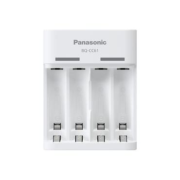 Panasonic eneloop Basic BQ-CC61 batterioplader - 4 x AA type - NiMH