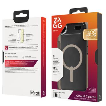 ZAGG Santa Cruz Snap mobiltelefon etui 16,5 cm (6.5") Cover Titanium, Transparent