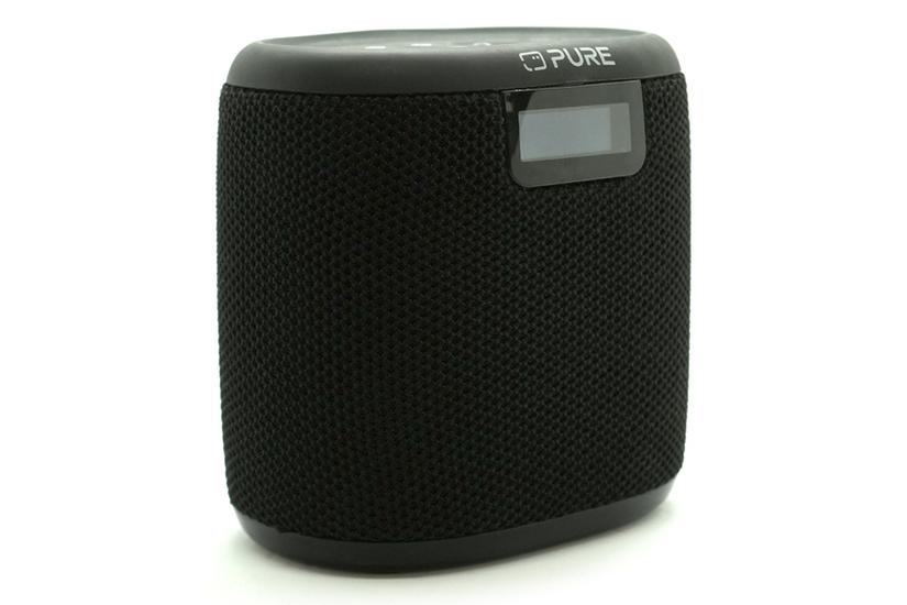 Pure Woodland Mini wasserdichter Outdoor-Lautsprecher mit FM/DAB+ Radio, schwarz