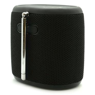 Pure Woodland Mini wasserdichter Outdoor-Lautsprecher mit FM/DAB+ Radio, schwarz