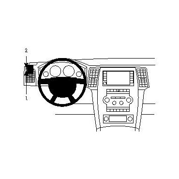 Brodit ProClip Left mount - montering för mobiltelefon
