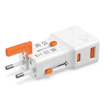 4smarts 541646 oplader til mobil enhed Universel Orange, Hvid Vekselstr&oslash;m Hurtig opladning Indend&oslash;rs