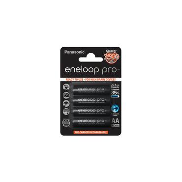 Panasonic eneloop pro BK-3HCDE batteri - 4 x AA type - NiMH