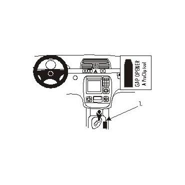 Brodit ProClip Console mount - beslag til montering