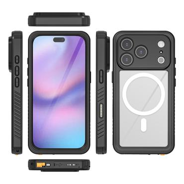 4smarts Hülle mobiltelefon etui 16 cm (6.3") Cover Sort, Transparent