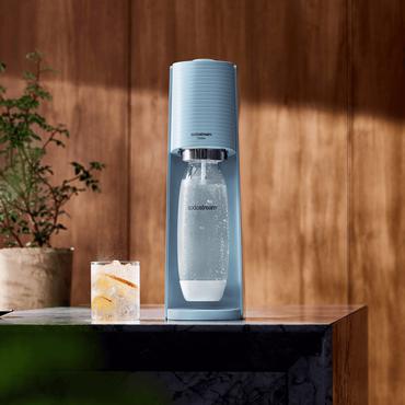 SodaStream Soda Maker Terra lightblue QC with CO2 & 1L PET bottle (1012811315)