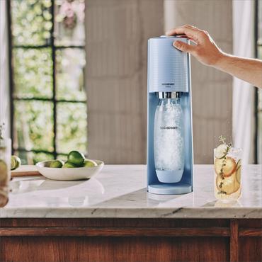 SodaStream Soda Maker Terra lightblue QC with CO2 & 1L PET bottle (1012811315)
