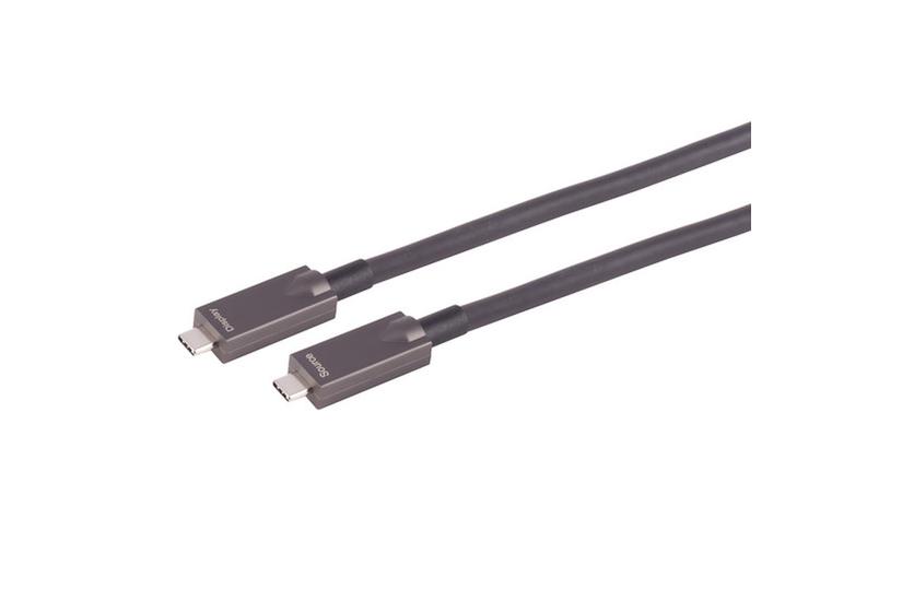 S-Impuls USB-kabel - 15 m - USB Type-C - USB Type-C - USB 3.2 Gen 2 - 10 Mbit/s