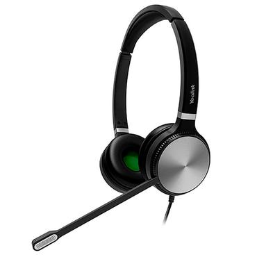 Yealink YHS36 headset - kabling Sort/Sølv