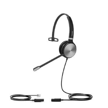 Yealink YHS36 headset - kabling Sort/Sølv