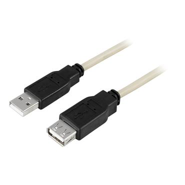 DELTACO USB-forlængerkabel