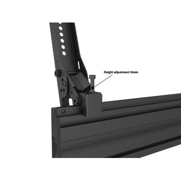Multibrackets PRO Series M Ceiling Mount Pro MBC1UP 400x600 - konsol - för LCD-display - svart