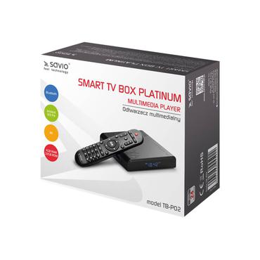 SAVIO Smart TV Box Platinum TB-P02