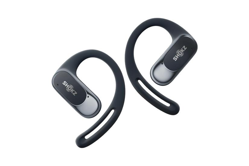 SHOKZ OpenFit Air Headset Trådløs Ørekrog Opkald/Musik/Sport/Hverdag Bluetooth Sort