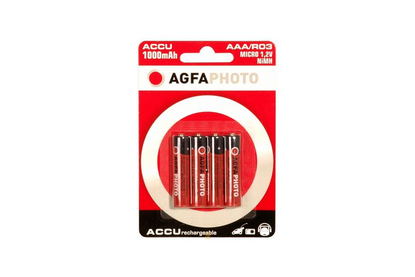 AgfaPhoto Power 1000 batteri - 4 x AAA - NiMH