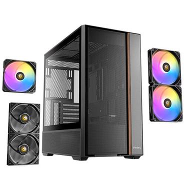 Antec FLUX REAR Midi Tower Sort