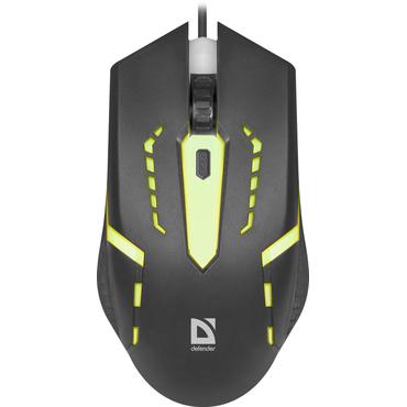 Defender FLASH MB-600L mus Spil Ambidextrous USB Type-A Optisk 1200 dpi