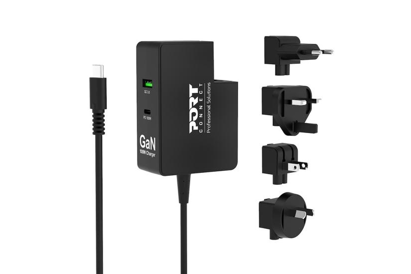PORT Connect str&ouml;madapter - USB, 24 pin USB-C - 100 Watt