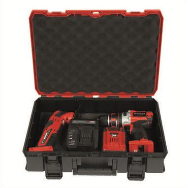 Einhell E-Case S-F Sort, R&oslash;d Polypropylen (PP)