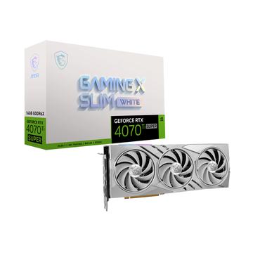 MSI GeForce RTX 4070 Ti SUPER GAMING X SLIM White 16GB GDDR6X