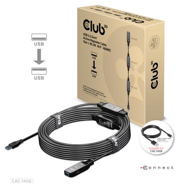 Club 3D - USB-f&ouml;rl&auml;ngningskabel - USB 3.2 Gen 1