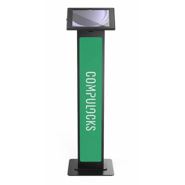 Compulocks Surface Pro 8-11 Apex Enclosure Brandable Floor Stand stativ - for tablet - kan brandes - sort