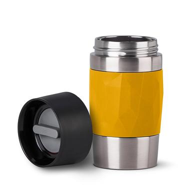 EMSA Travel Mug Compact 300 ml Rustfrit stål, Gul
