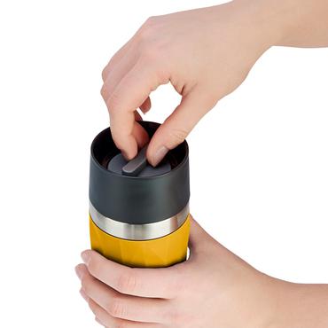 EMSA Travel Mug Compact 300 ml Rustfrit stål, Gul
