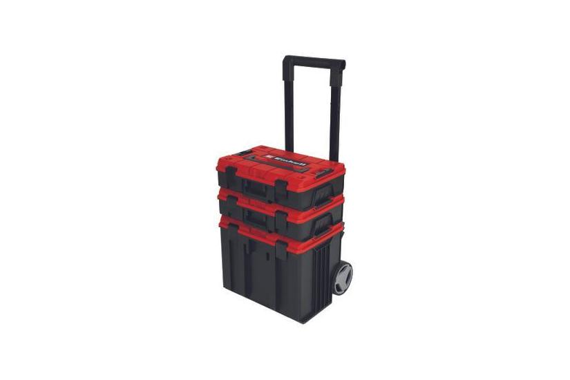 EINHELL E-Case Tower - Systemkoffer f&uuml;r Aufbewahrung & Transport (spritzwassergesch&uuml;tzt - max. 120 kg - incl. 1x E-Case L + 2x E-Case S + Zubeh&ouml;r) (4540015)