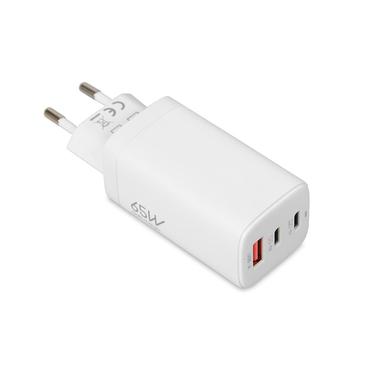 iBOX C-65 str&ouml;madapter - 2 x USB-C, USB - 65 Watt
