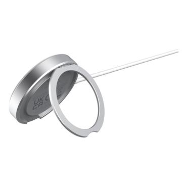 DELTACO tr&aring;dl&ouml;s laddningsplatta/laddningsstativ - med magnet och stativ - 15 Watt