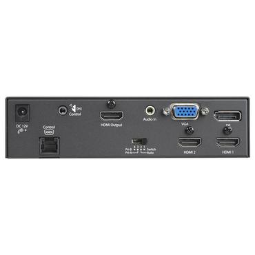 StarTech.com Multi-Input to HDMI Converter Switch - DisplayPort, VGA and Dual-HDMI to HDMI Switch - Priority and Automatic Switch - 4K (HDVGADP2HD) - video-/audioswitch