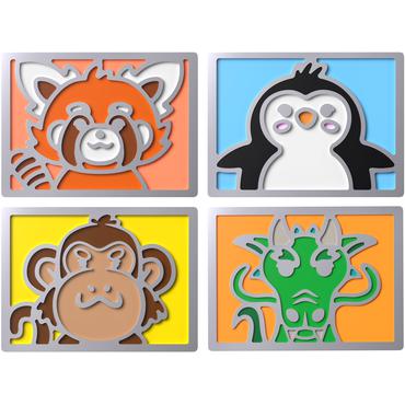 HyperX Badge Pack &ndash; s&oslash;de, magnetiske badges