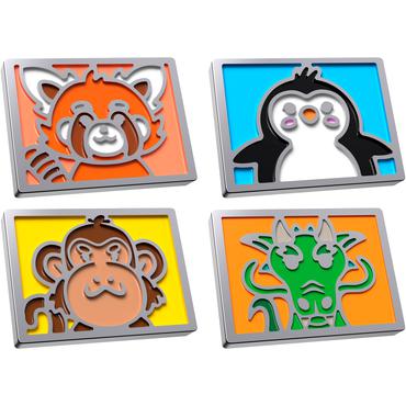 HyperX Badge Pack &ndash; s&oslash;de, magnetiske badges