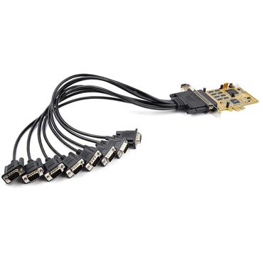 StarTech.com 8-portars PCI Express RS232 seriell kortadapter