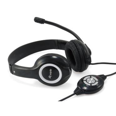 Equip 245301 Headset Ledningsført Opkald/musik USB Type-A Sort