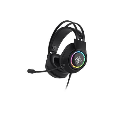 DH220 USB Stereo Gaming Headset, RGB, Black