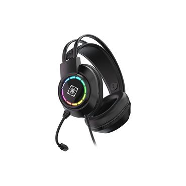 DH220 USB Stereo Gaming Headset, RGB, Black