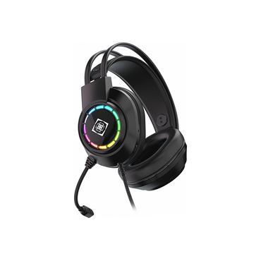 DH220 USB Stereo Gaming Headset, RGB, Black