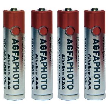 AgfaPhoto batteri - 4 x AAA - Alkalisk