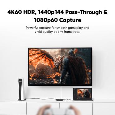 Avermedia Videoinspelningskort - USB Type-C - 2160p60 HDR, 1440p144 HDR, 1080p240 HDR