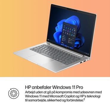 HP EliteBook 6 G1i AI Intel Core Ultra 5 225U Laptop 35,6 cm (14") WUXGA 24 GB DDR5-SDRAM 512 GB SSD Wi-Fi 7 (802.11be) Windows 11 Pro AI PC S&oslash;lv