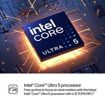 HP EliteBook 6 G1i AI Intel Core Ultra 5 225U Laptop 35,6 cm (14") WUXGA 24 GB DDR5-SDRAM 512 GB SSD Wi-Fi 7 (802.11be) Windows 11 Pro AI PC S&oslash;lv