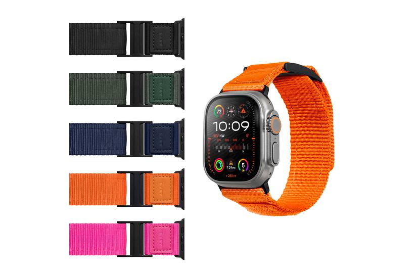 LAUT CHAMPS SPORT Blue Nylon Band Apple Watch 42/44/45/49