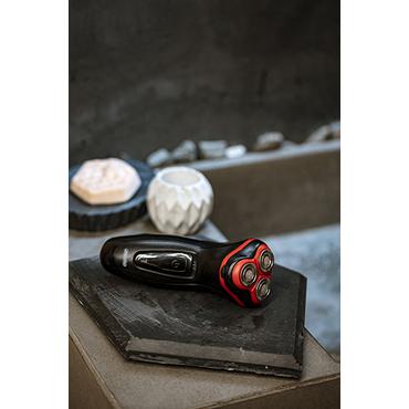 Mesko Home MS 2926 barbermaskine til ham Rotations shaver Trimmer Sort, R&oslash;d