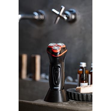 Mesko Home MS 2926 barbermaskine til ham Rotations shaver Trimmer Sort, R&oslash;d