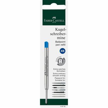 Faber Castell Kugelschreibermine blau XB in BK 5er
