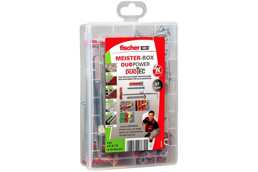 Fischer 540093 skrueanker og vægudtag 45 stk Skrue og vægstiksæt