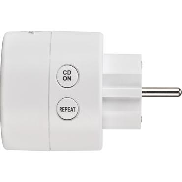 Brennenstuhl 1506130 elektronisk t&aelig;ller Hvid